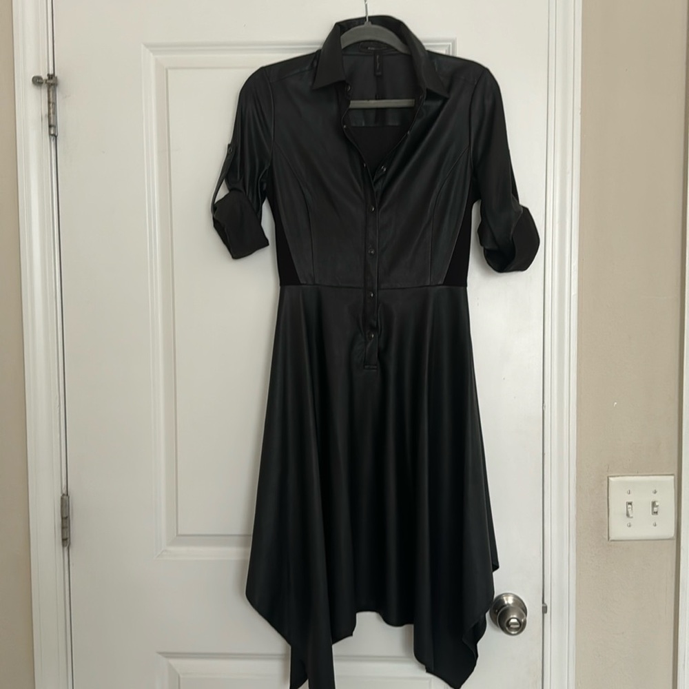 Bcbg leather dress